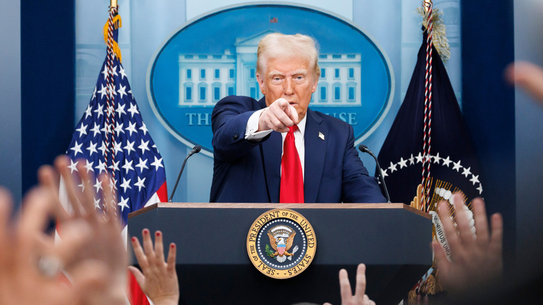 Donald Trump at White House.